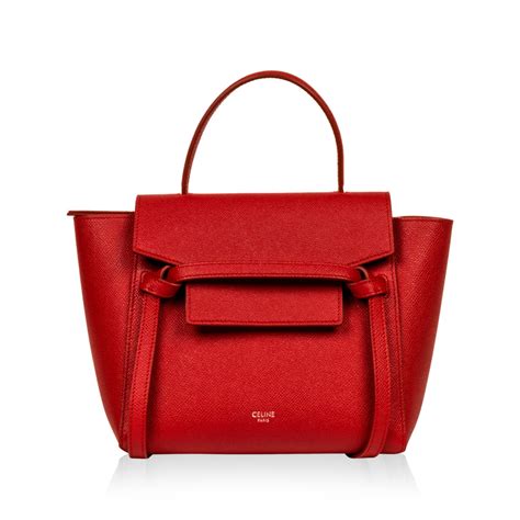 celine nano belt red|celine nano belt bag crocodile.